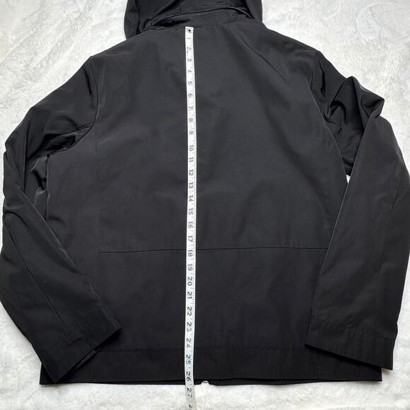 CALVIN KLEIN Men's Black Mid weight Hooded Casual Rain Jacket size Large - Picture 8 of 12